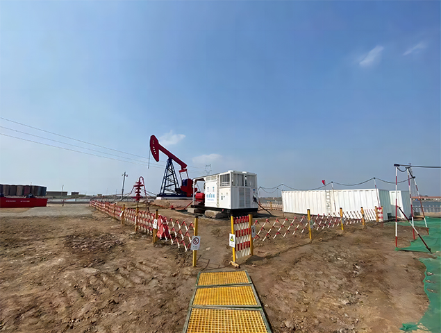 胜利桩西采油厂2800型电驱压裂设备